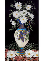 Daisies In Vase Counted Cross Stitch Kit Design Works