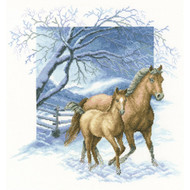 Beyond The Village Fence Counted Cross Stitch Kit RTO