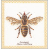 Honey Bee on White Counted Cross Stitch Kit Thea Gouverneur