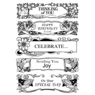 Warm Sayings Unmounted Rubber Cling Stamp Collection Crafty Individuals