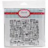 Presents Background Rubber Cling Stamp Gourmet