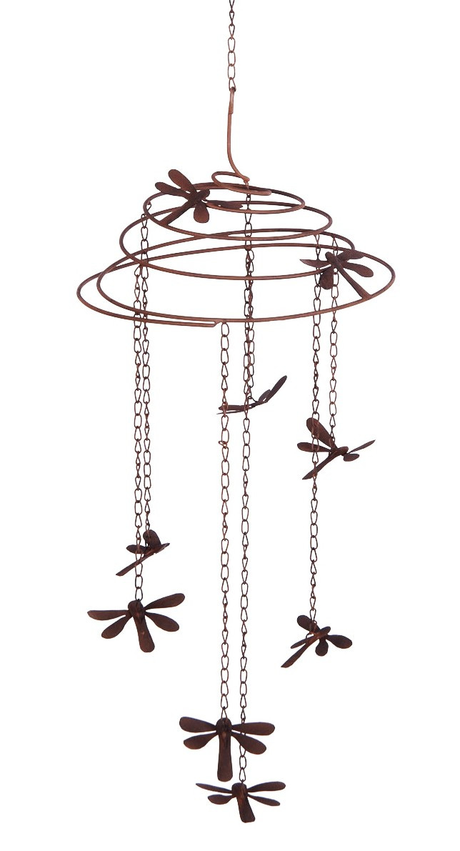 dragonfly slinky metal mobile