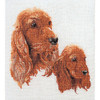 Spaniels on Linen Counted Cross Stitch Kit Thea Gouverneur