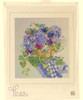 Hydrangea & Anemone On Linen Counted Cross Stitch Kit Thea Gouverneur 