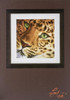 Leopard on Cotton Counted Cross Stitch Kit LanArte