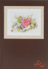 Watercolor Flowers on Linen Counted Cross Stitch Kit LanArte
