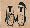 Penguin Pair Wood Mounted Rubber Stamp Dovecraft