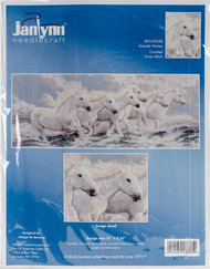 Seaside Horses Counted Cross Stitch Kit Janlynn