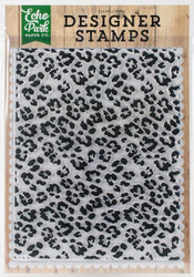 Cheetah Print Acrylic Cling Stamp Echo Park