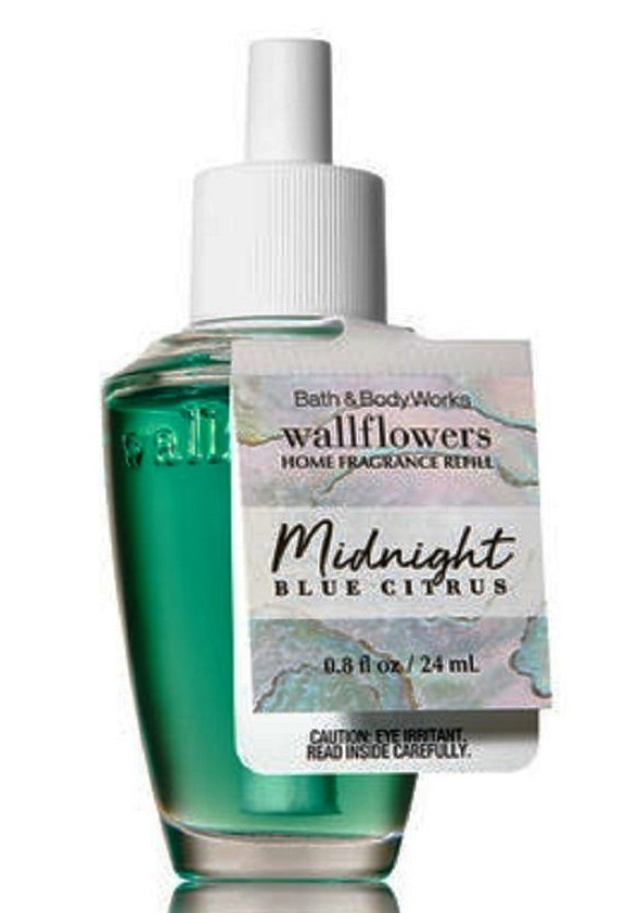 Midnight Blue Citrus Wallflower Fragrance Refill Bulb Bath And Body Works 08oz