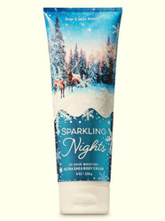 Sparkling Nights Ultra Shea Body Cream Bath and Body Works 8oz