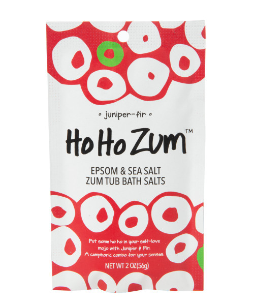 HoHo Zum Juniper Fir Zum Tub Single Bath Salt Packet Indigo Wild 2oz