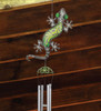 Gecko Southwest Rustic Glass Metal Wind Chime