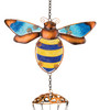 Bumble Bee Glass Suncatcher Metal Wind Chime