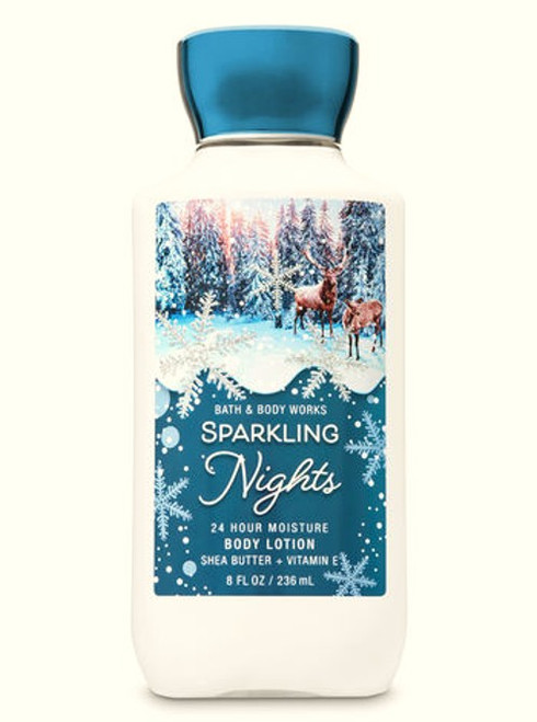 Sparkling Nights Super Smooth Body Lotion Bath and Body Works 8oz