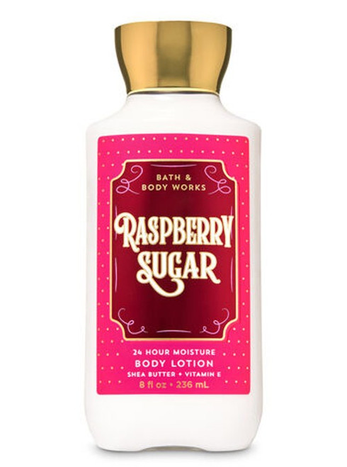 Raspberry Sugar Super Smooth Body Lotion Bath and Body Works 8oz