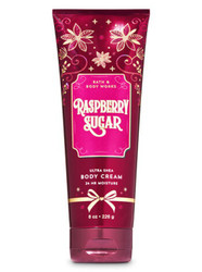 Raspberry Sugar Ultra Shea Body Cream Bath and Body Works 8oz