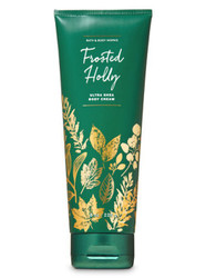 Frosted Holly Ultra Shea Body Cream Bath and Body Works 8oz