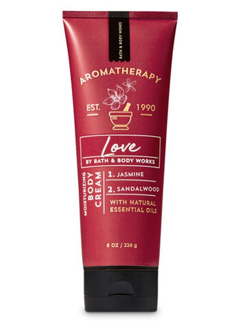 Jasmine Sandalwood Love Aromatherapy Body Cream Bath and Body Works 8oz