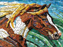 Stained Glass Horse 1000 Piece Jigsaw Puzzle Cynthie Fisher Sunsout 