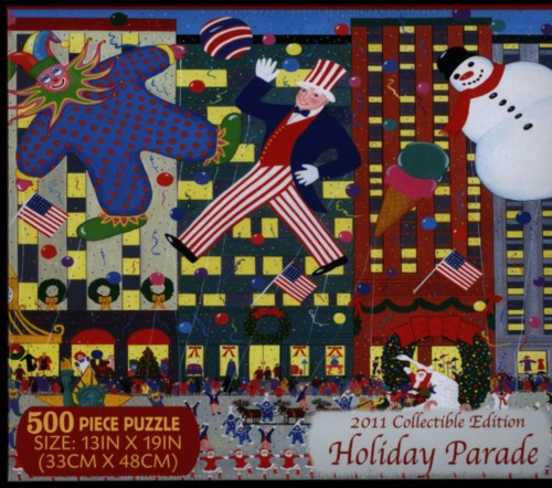 Holiday Parade 500 piece Jigsaw Puzzle 2011 Collectible Edition by Patricia Palermino