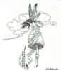Fairy Mushroom Lablanche Stamp-Buy now at Archway Variety