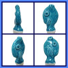 Turquoise Fish Tool Sharpener Porcelain Touch-Click here now