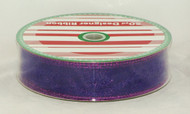 Shop for Purple Sparkled Wired Craft Ribbon now