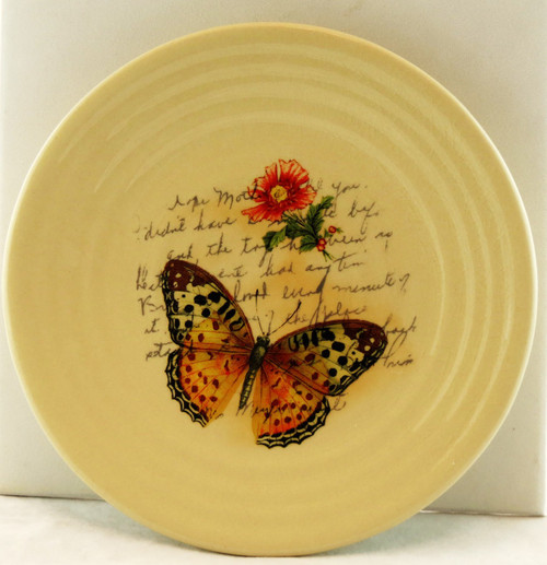 Click here to buy Vintage Collection Yankee Candle Plate Tray Butterfly Flower 