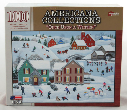 Buy Once Upon a Winter 1000 piece Jigsaw Puzzle Americana Collection Christmas 