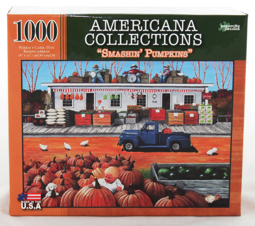 Shop now for Smashin Pumpkins 1000 piece Jigsaw Puzzle Americana Collection Harvest Fun!