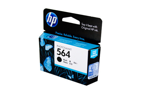 HP #564 Black Ink Cart CB316WA 250 Pages Black