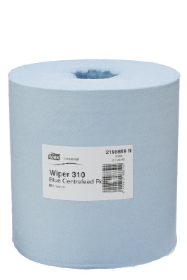 Tork Basic Paper 1ply Blue Centrefeed M2 | 1680metres (6 Rolls)