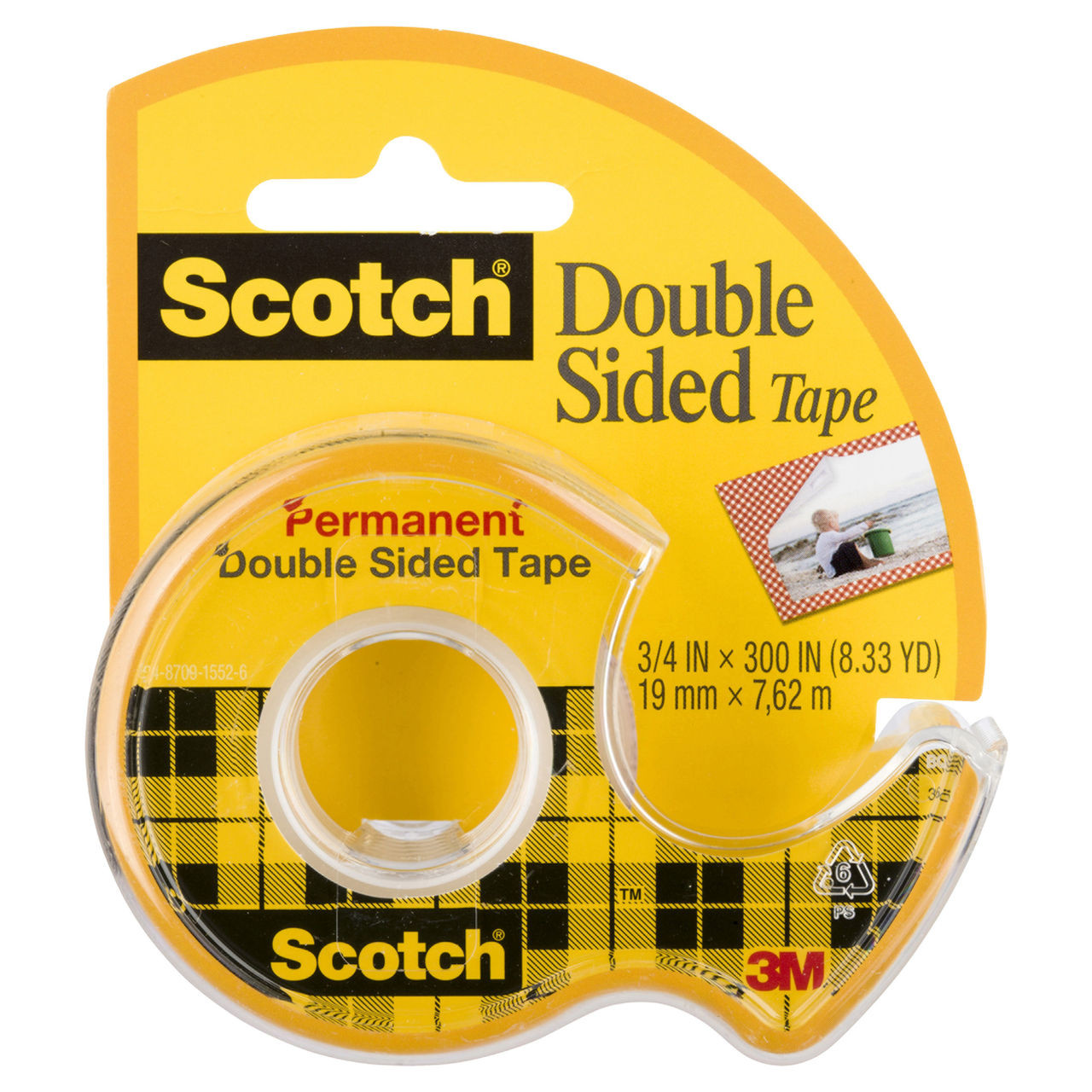 237 SCOTCH DOUBLE SIDED TAPE 19MM X 7.6M