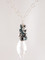Navette Cluster Necklace in Sterling Silver Chambray
