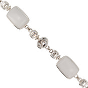 Alabaster & Swarovski Crystal Bracelet