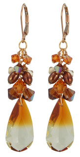 Candy Corn Earrings