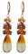 Candy Corn Earrings