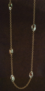 Roxie Necklace in 18K Gold Vermeil Golden Shadow