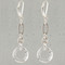 Cosmic Ring Dangles in Sterling Silver Crystal (Clear)