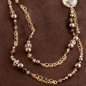 Sandy Beach Eclectic Long Necklace