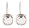 Swarovski Crystal 10mm Cushion Cut Gemstone Earrings in Crystal (Clear)