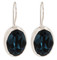 Swarovski Crystal Oval Gemstone Earrings in Montana