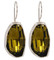 Swarovski Large Calypso Earrings in Olivine
