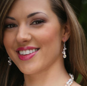 Romance Cluster Earrings in Sterling Silver