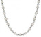 Pearl & Clear Necklace in Sterling Silver