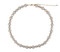 Pearl & Clear Necklace in 18K Gold Vermeil