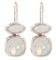 Swarovski White Opal & White Alabaster Earrings