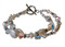Pearl & Clear Eclectic Bracelet