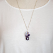 Amethyst Cluster Necklace